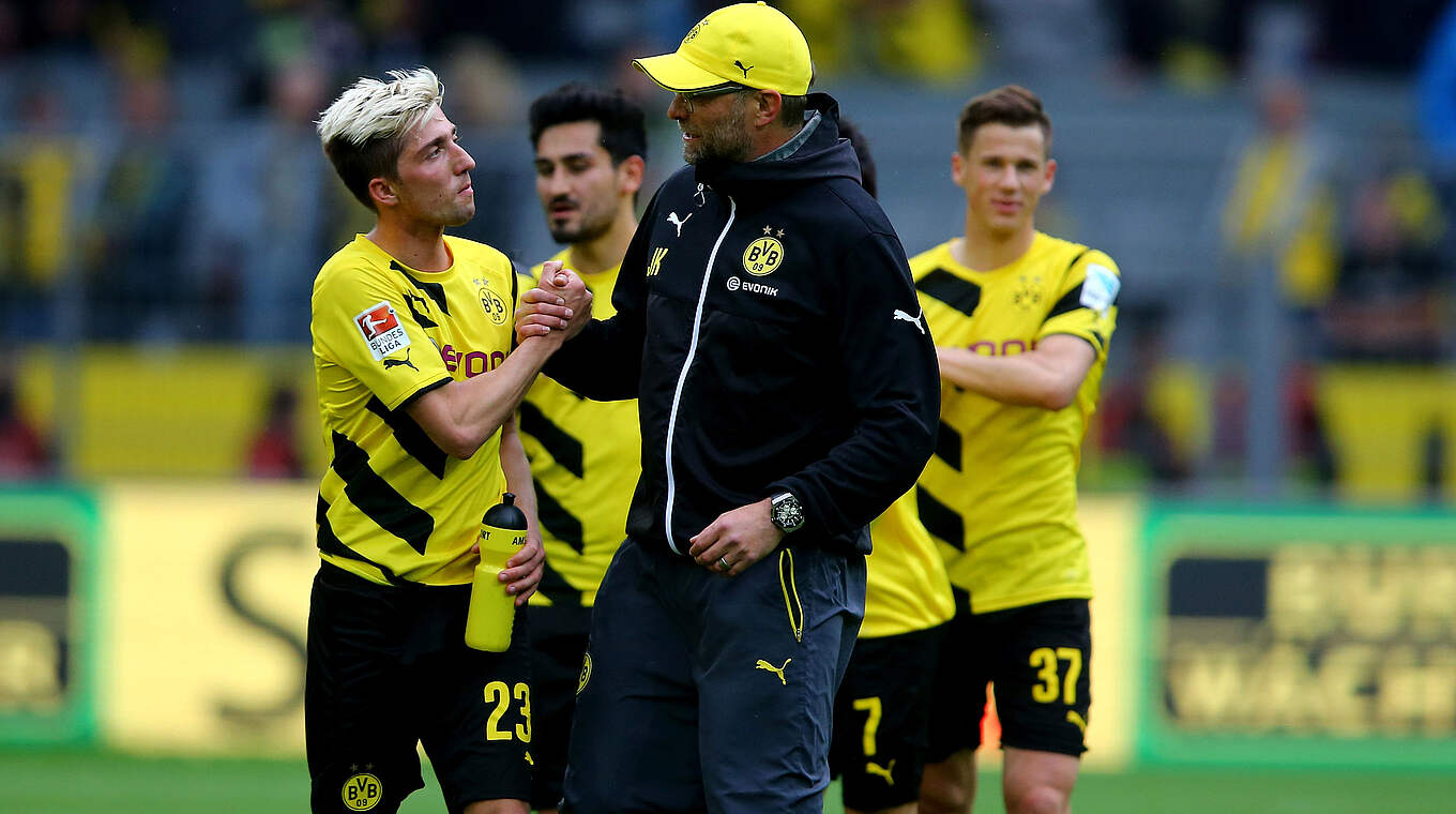 Kampl (l.) über seinen damaligen BVB-Coach Klopp: "Ich kam super mit ihm zurecht" © Getty Images