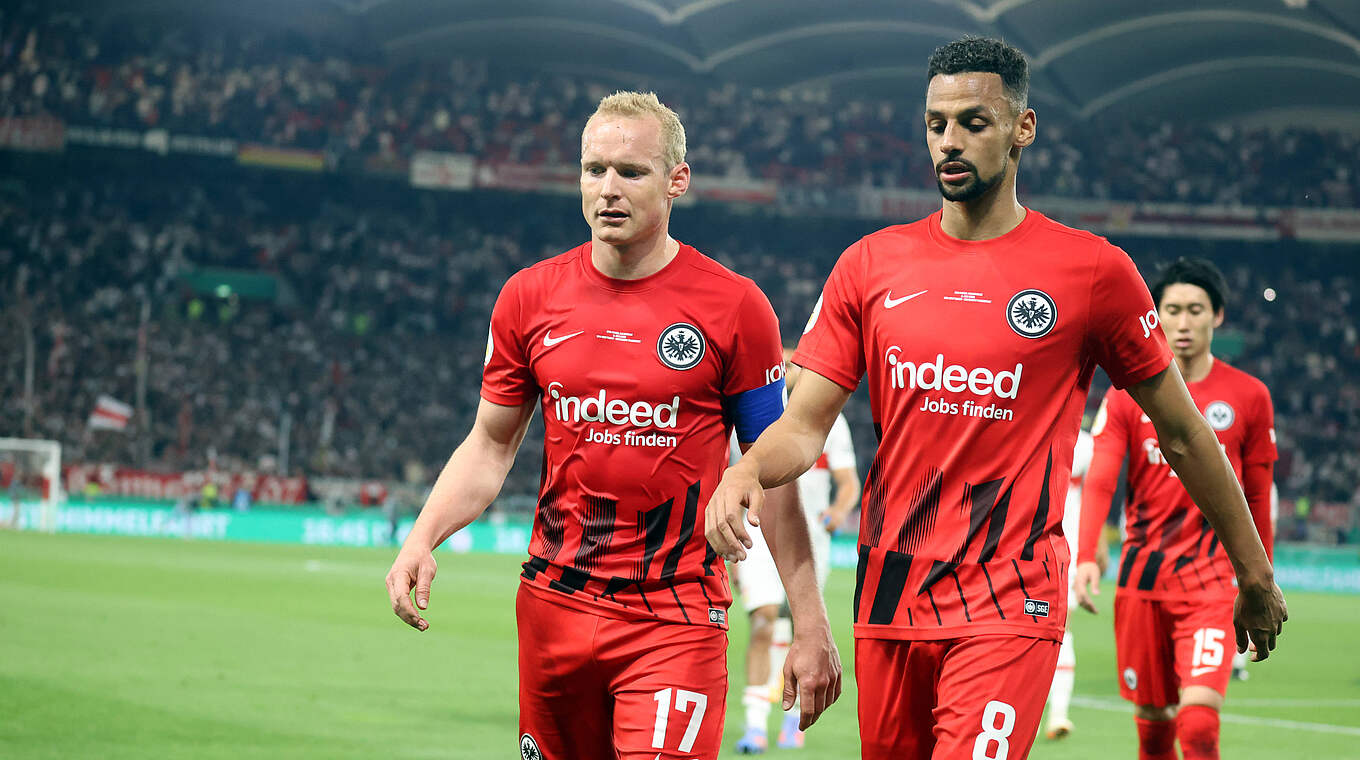 Sebastian Rode (l.) und Djibril Sow (r.) © Imago