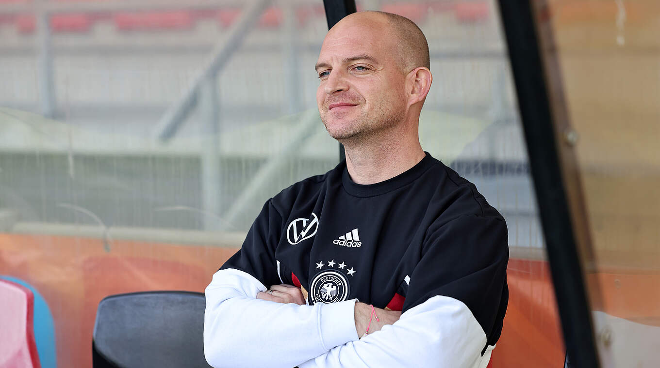 U 15-Trainer Meister: "Das Auftreten der Mannschaft war sehr zufriedenstellend" © Christof Koepsel/Getty Images for DFB