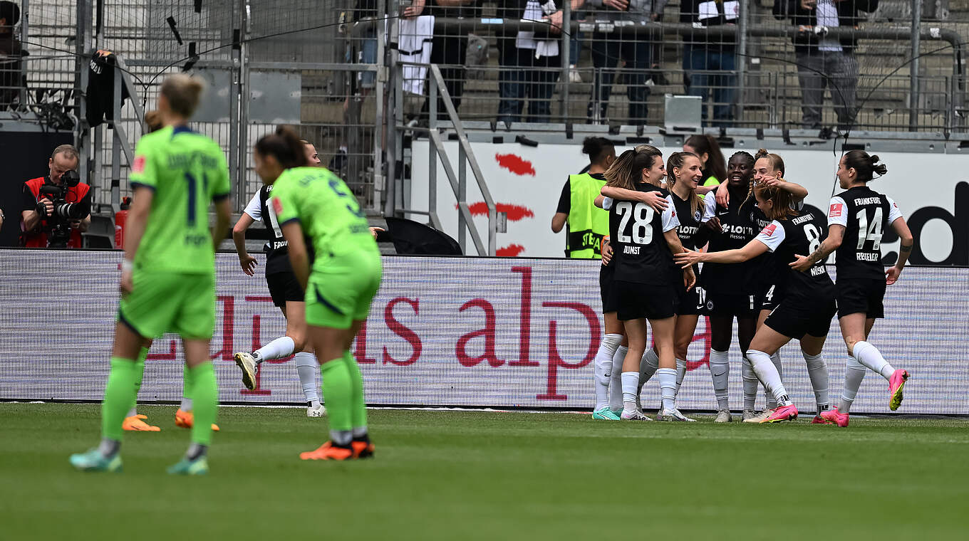 Kantersieg: Frankfurt lässt Wolfsburg vor heimischem Publikum keine Chance © GettyImages