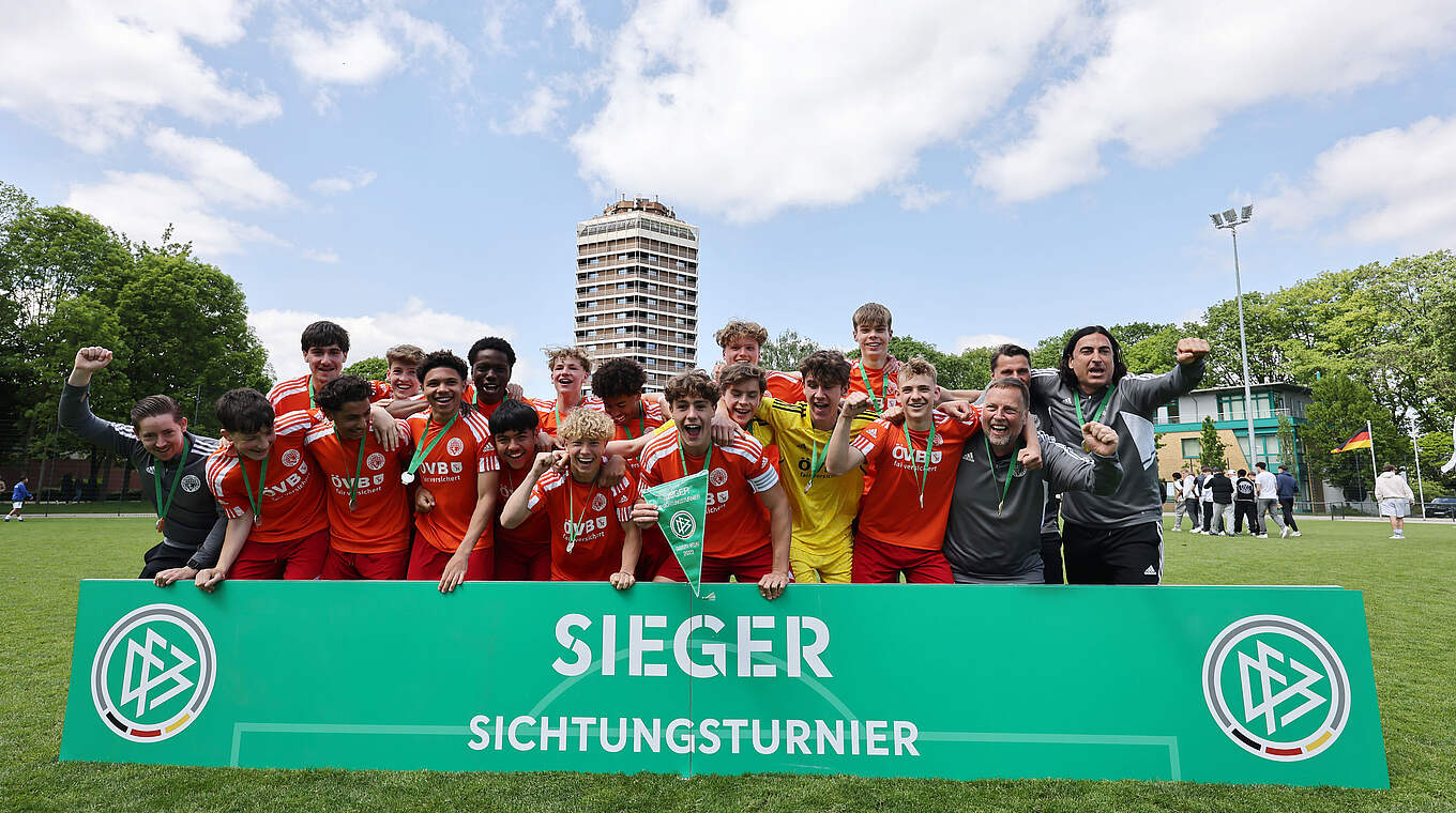 U 16-Sichtungsturnier-Siegerteam 2023: der Bremer Fußball-Verband © Getty Images