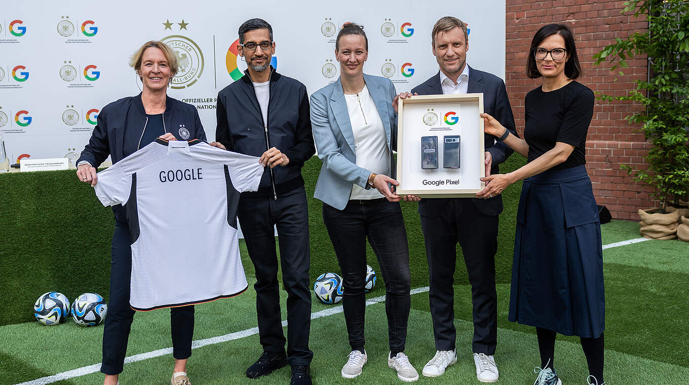 Dreijährige Partnerschaft: Google und die deutsche Frauen-Nationalmannschaft © DFB/Getty Images