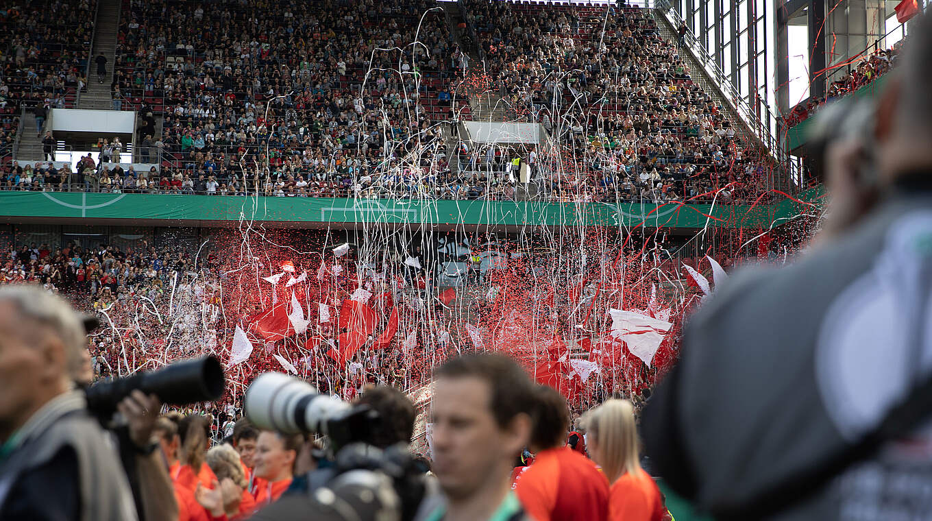 Riesenstimmung in Köln: Das Pokalfinale war ausverkauft © DFB/Getty Images