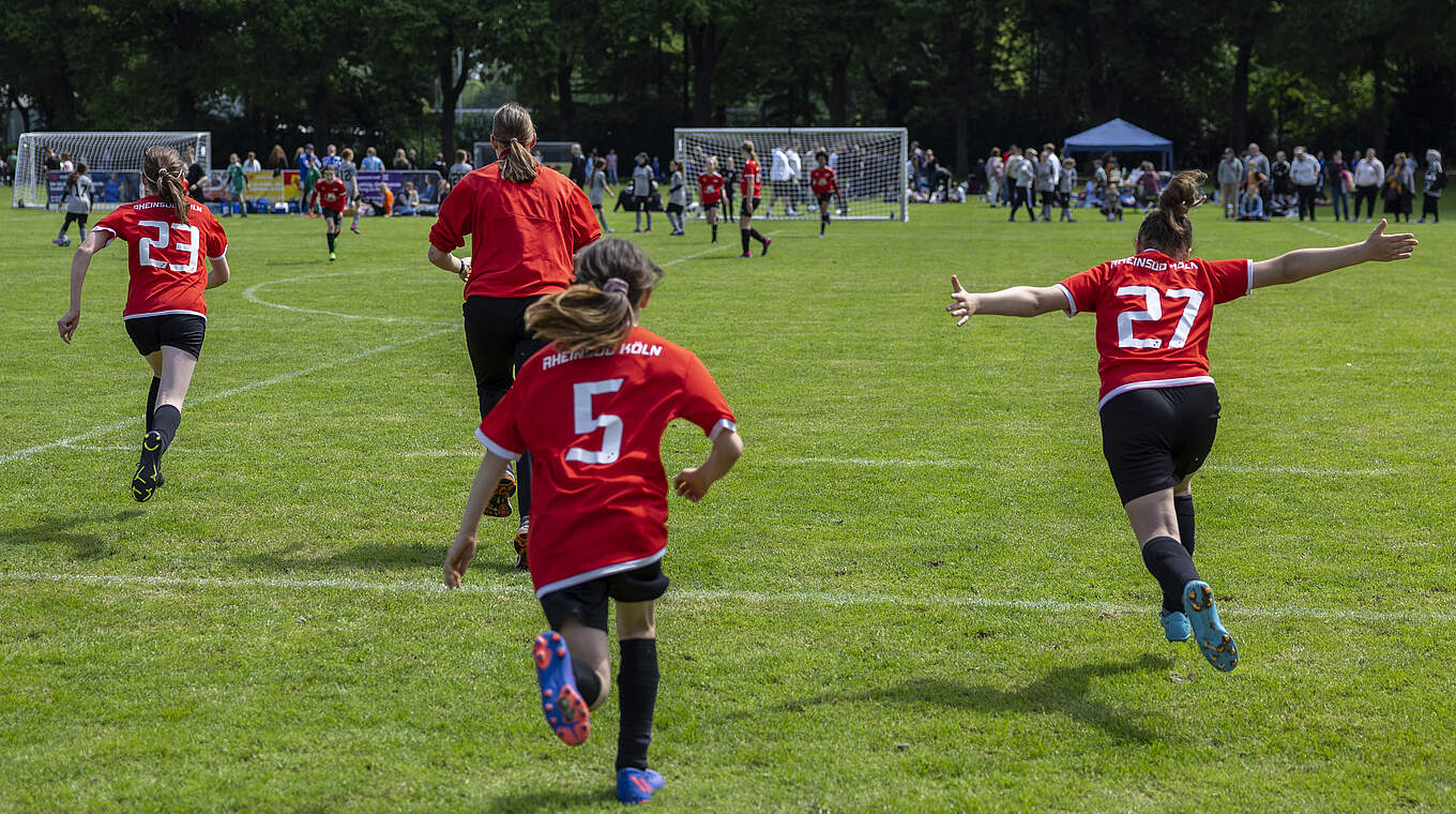 Mädchen standen im Fokus: Tolles Rahmenprogramm rund ums Pokalfinale © DFB/Getty Images
