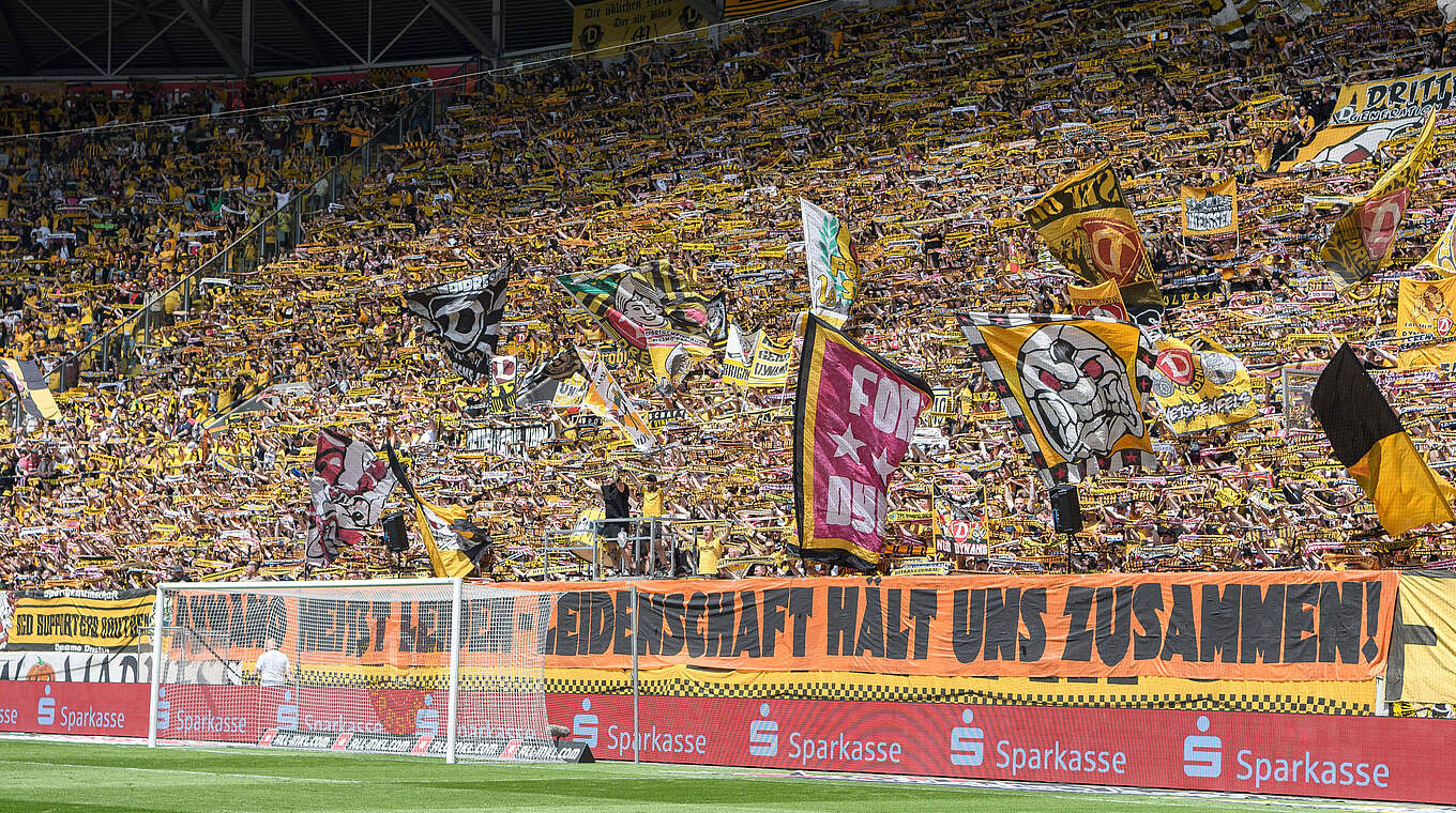 Zuschauermagnet in der 3. Liga: die SG Dynamo Dresden © imago