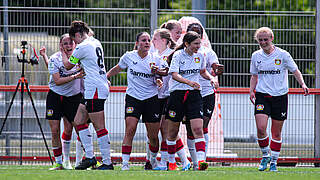 Lässt sich auch vom Platzverweis nicht aus der Ruhe bringen: Leverkusens U 17 © GettyImages