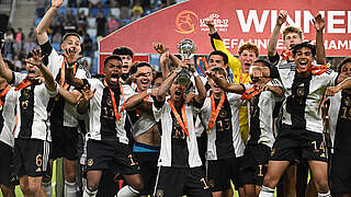 Der Traum ist wahr: die deutschen U 17-Junioren sind Europameister © Getty Images