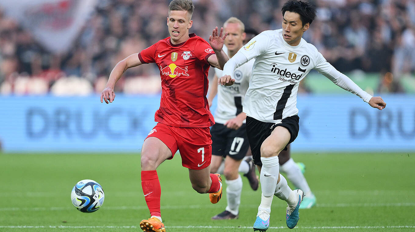 Dani Olmo, Daichi Kamada © Getty Images