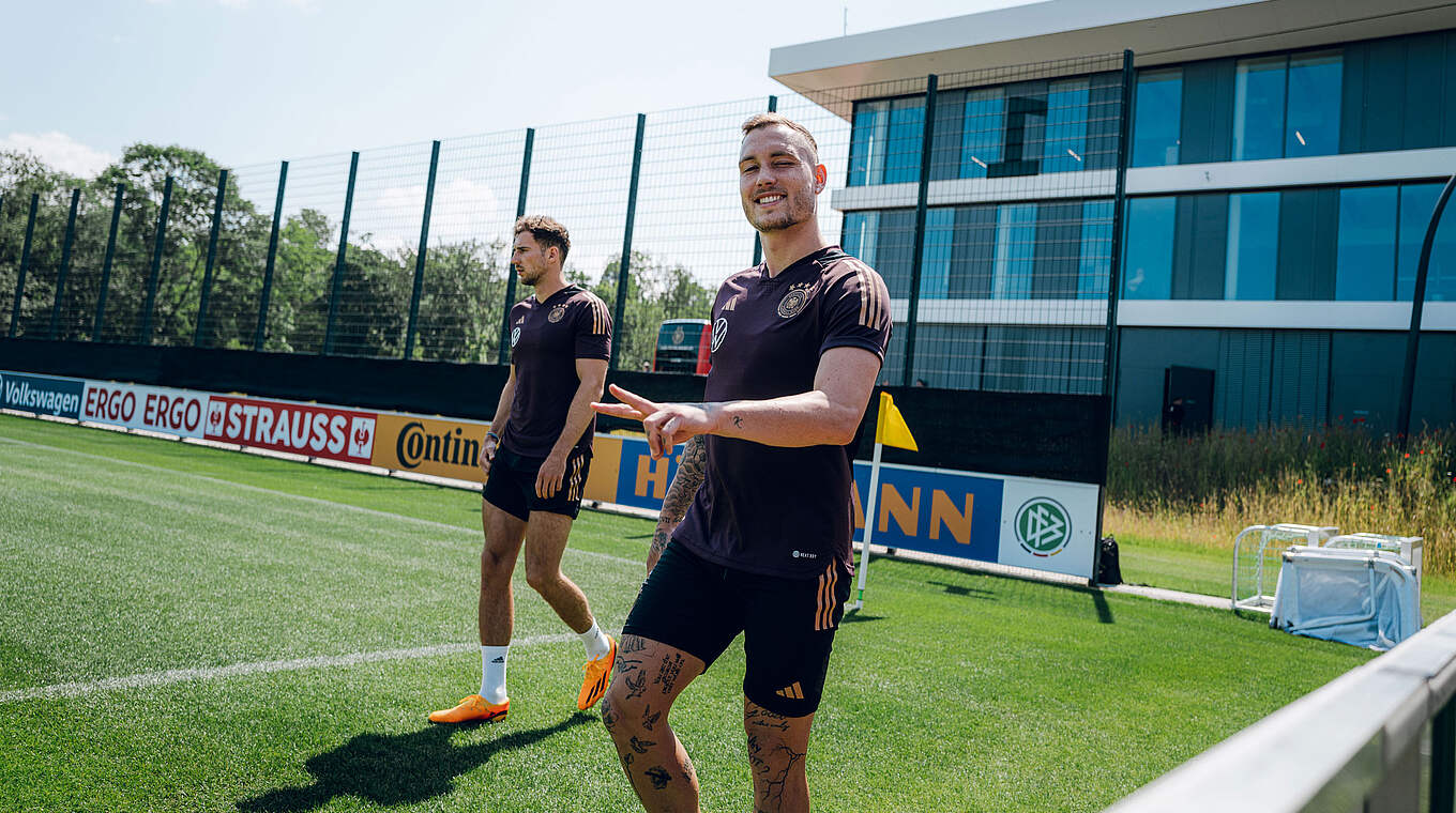 David Raum (r.) und Leon Goretzka © Philipp Reinhard