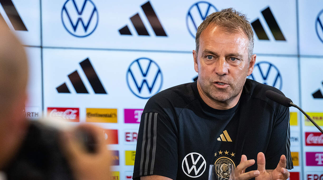 Flick: "We also want to do our bit so that everyone sees a fun game." © DFB/GES-Sportfoto
