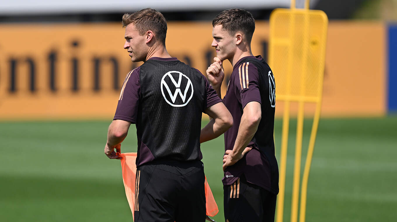 Joshua Kimmich, Florian Wirtz © DFB/GES-Sportfoto