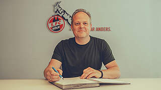 Unterschreibt einen Vertrag bis 2026: Kölns neuer Frauen-Cheftrainer Daniel Weber © 1. FC Köln