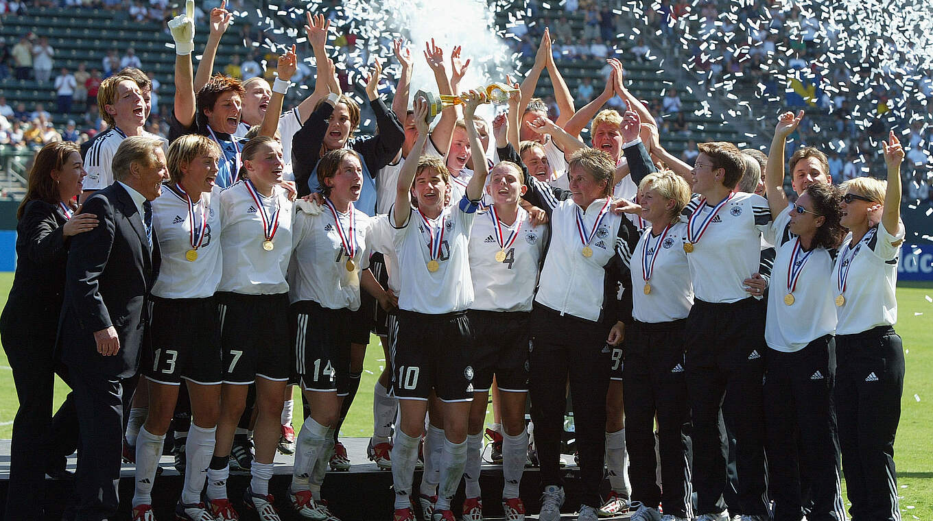 Riesenjubel in den USA: Deutschland wird 2003 erstmals Weltmeister © Getty Images