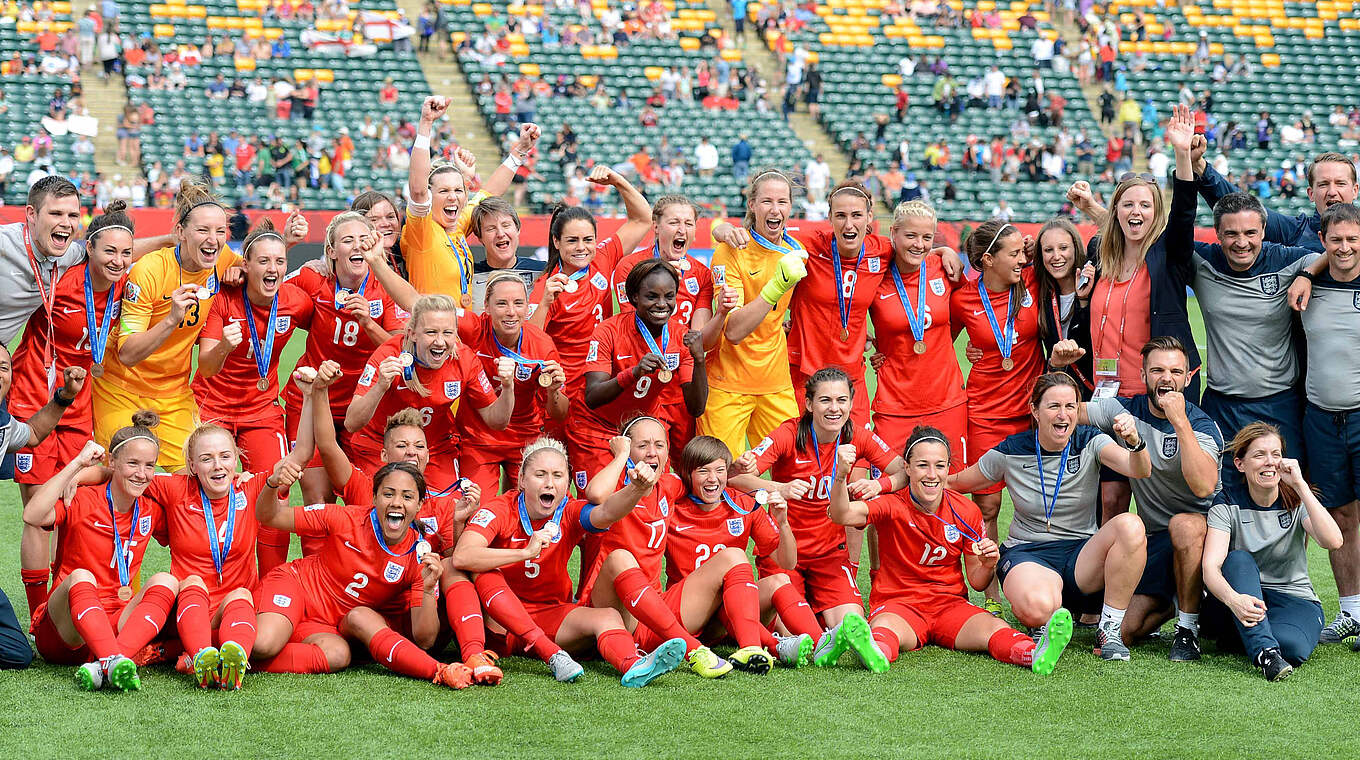 Holten im Duell gegen Deutschland den dritten Platz: die Engländerinnen © Imago Images
