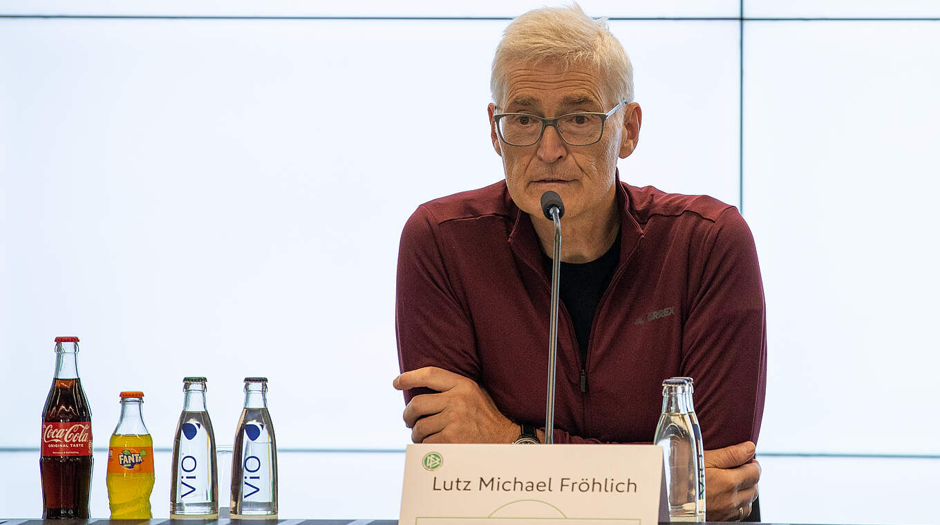 Fröhlich: "Mir ist wichtig, dass für die DFB Schiri GmbH Planungssicherheit besteht" © dfb
