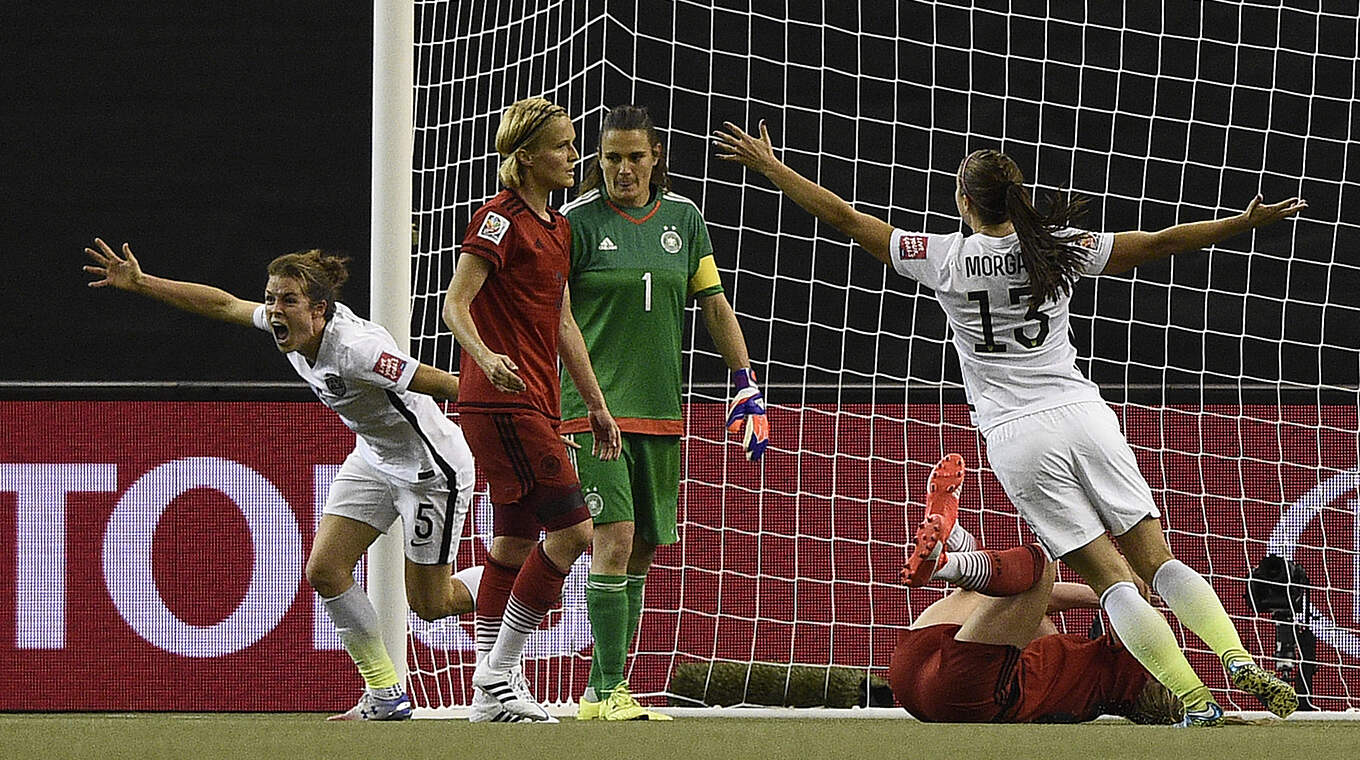 Drei Gegentore gegen die USA: DFB-Team im Halbfinale chancenlos © AFP/Getty Images