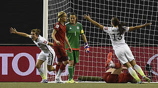Drei Gegentore gegen die USA: DFB-Team im Halbfinale chancenlos © AFP/Getty Images