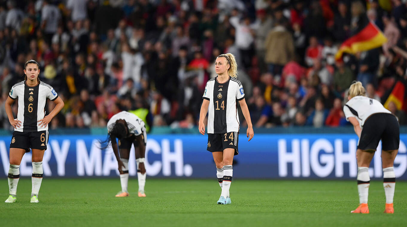 Enttäuschung und Frust: Die DFB-Frauen müssen nach der WM-Vorrunde abreisen © Getty Images