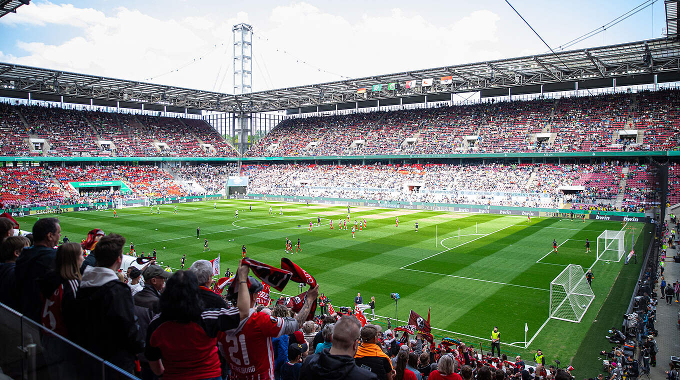 Zuschauerrekord im Pokalfinale 2023: Genau 44.808 Fans zu Gast im Kölner Stadion © Yuliia Perekopaiko/DFB