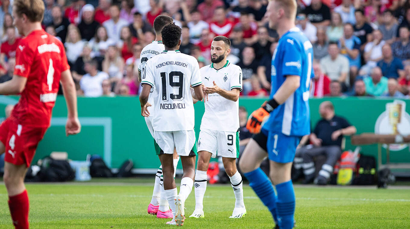 Gladbach were never in trouble as they waltzed into the second round © imago