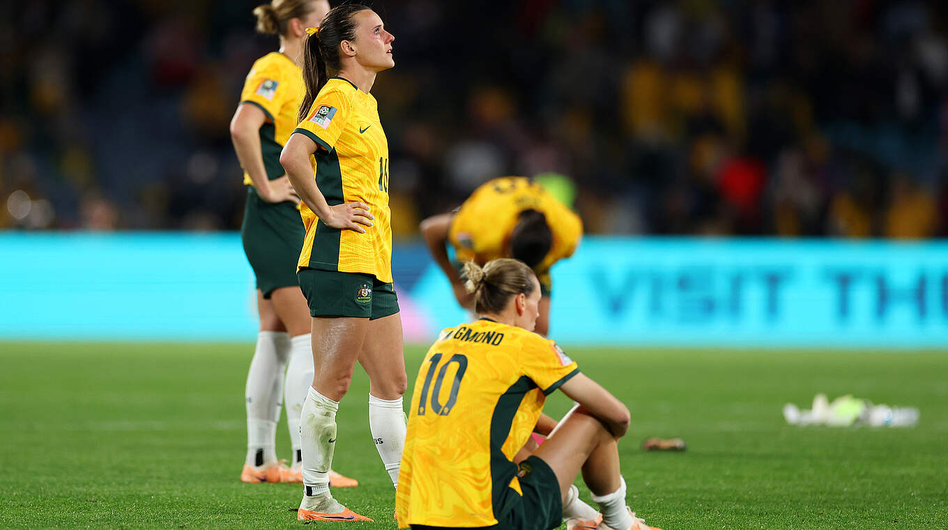 Ende des WM-Märchens: Im Halbfinale gegen England ist für Australien Schluss © Cameron Spencer/Getty Images