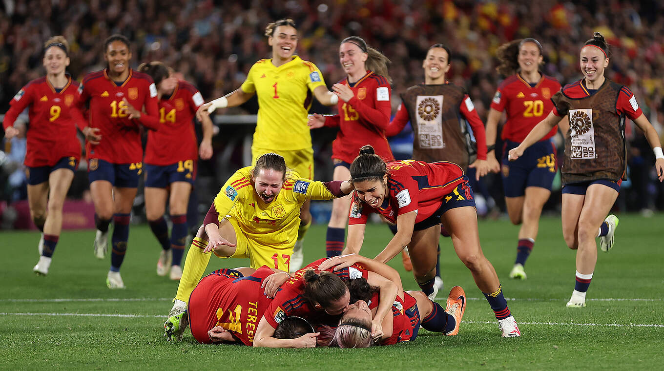 Grenzenloser Jubel: Spaniens Frauen sind Weltmeister 2023 © Getty