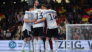 Zum ersten Mal unter den Top 20 Europas: die deutsche Futsal-Nationalmannschaft. © DFB/Getty Images