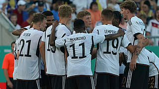 Soll am 17. Oktober in Israel antreten: die deutsche U 21-Nationalmannschaft © Getty Images