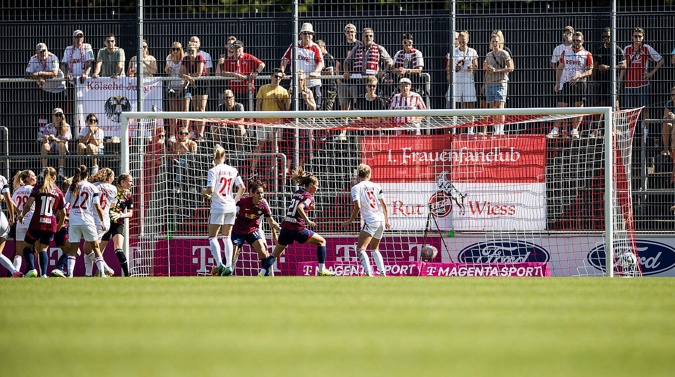 Premierentor: Leipzig erzielt in Köln seinen ersten Bundesligatreffer © imago