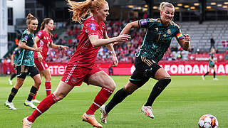 Unglückliches Spiel: Alexandra Popp (r.) und die DFB-Frauen verlieren in Dänemark © Getty Images
