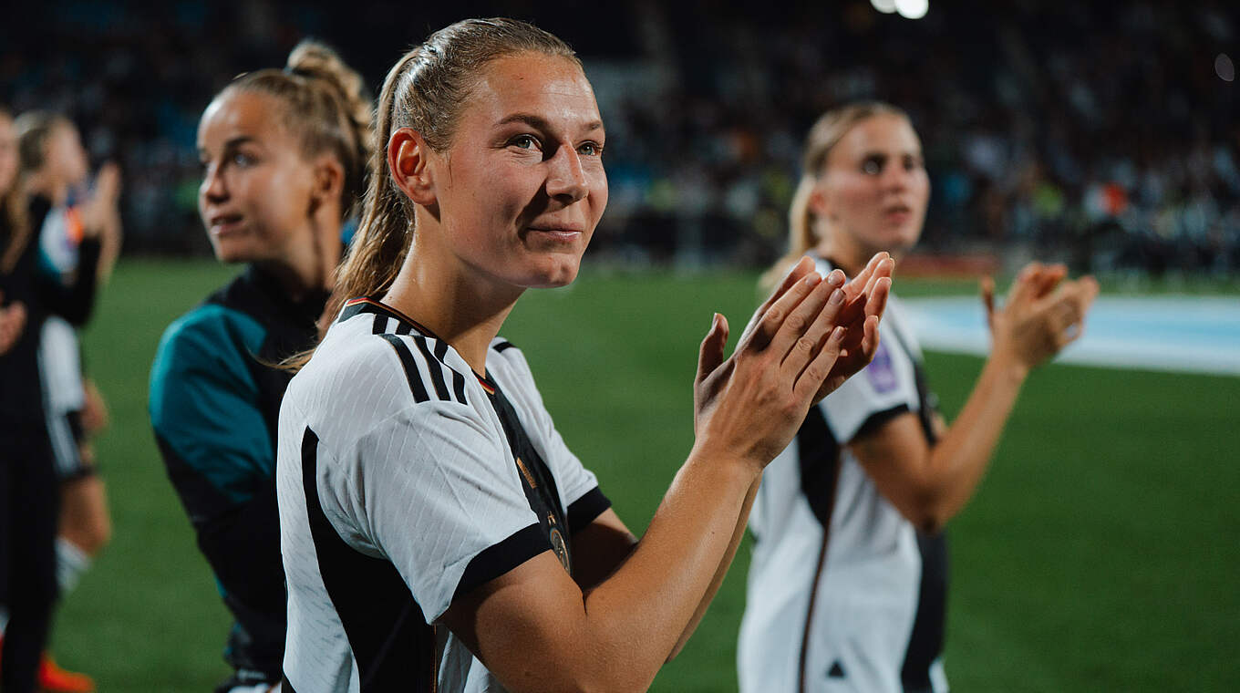 Sarai Linder in der Nationalmannschaft: "Ein Traum ist für mich wahr geworden" © Sofieke van Bilsen/DFB