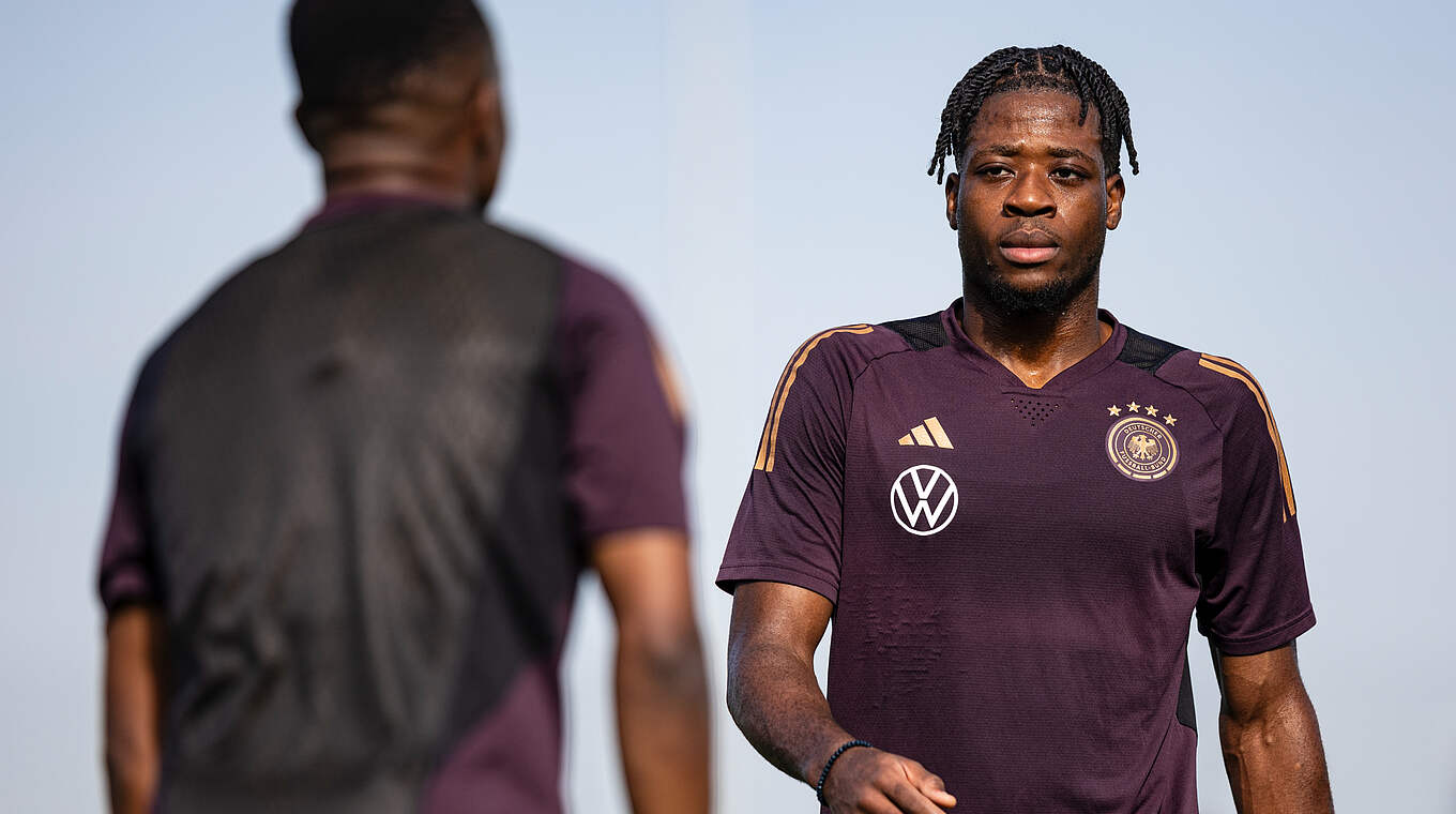 Bright Akwo Arrey-Mbi: "Auch in der U 21 den nächsten Schritt gehen" © Thomas Böcker/DFB