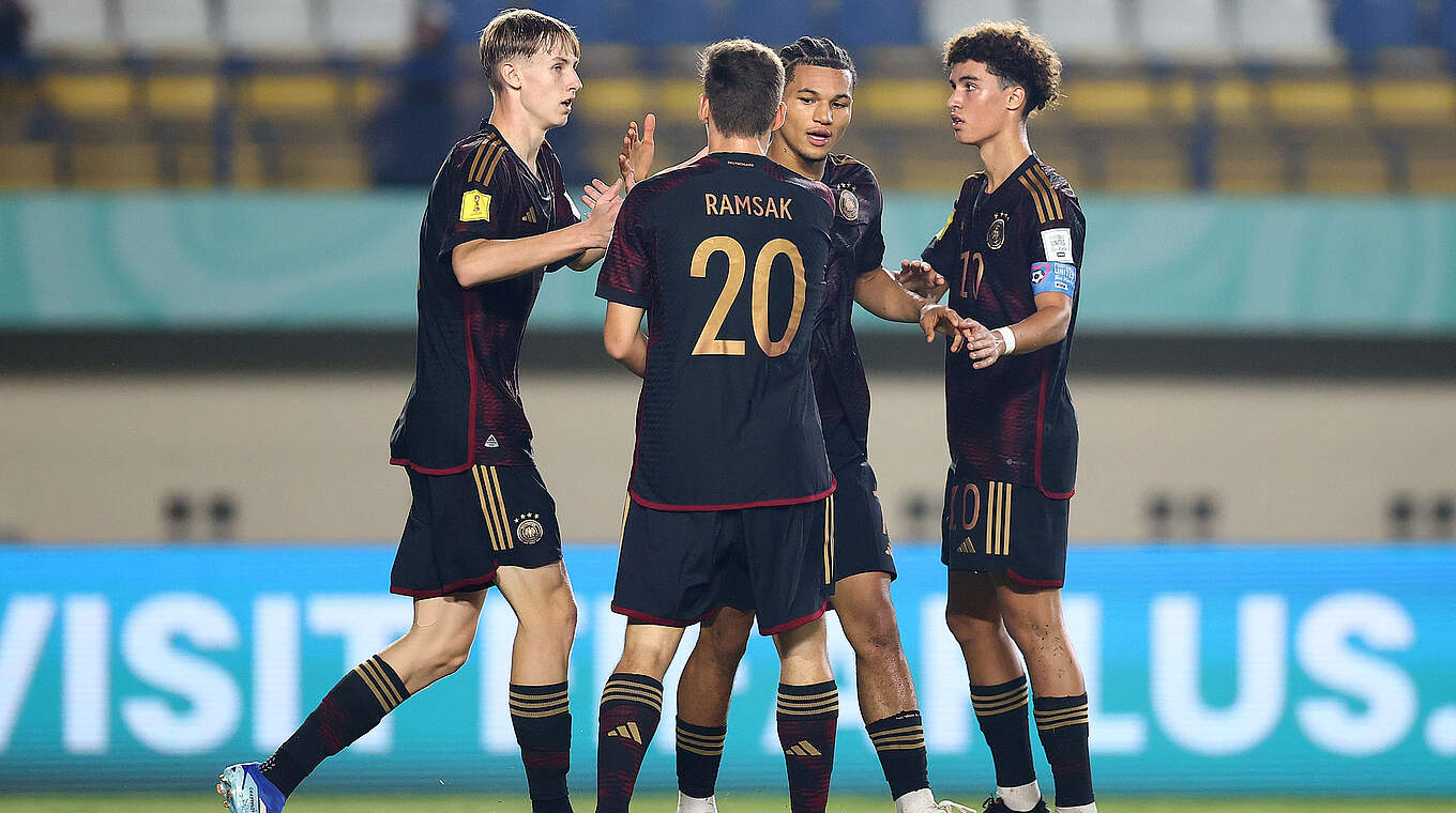Benötigt mindestens ein Remis zum Gruppensieg: die deutsche U 17 © FIFA/Getty Images