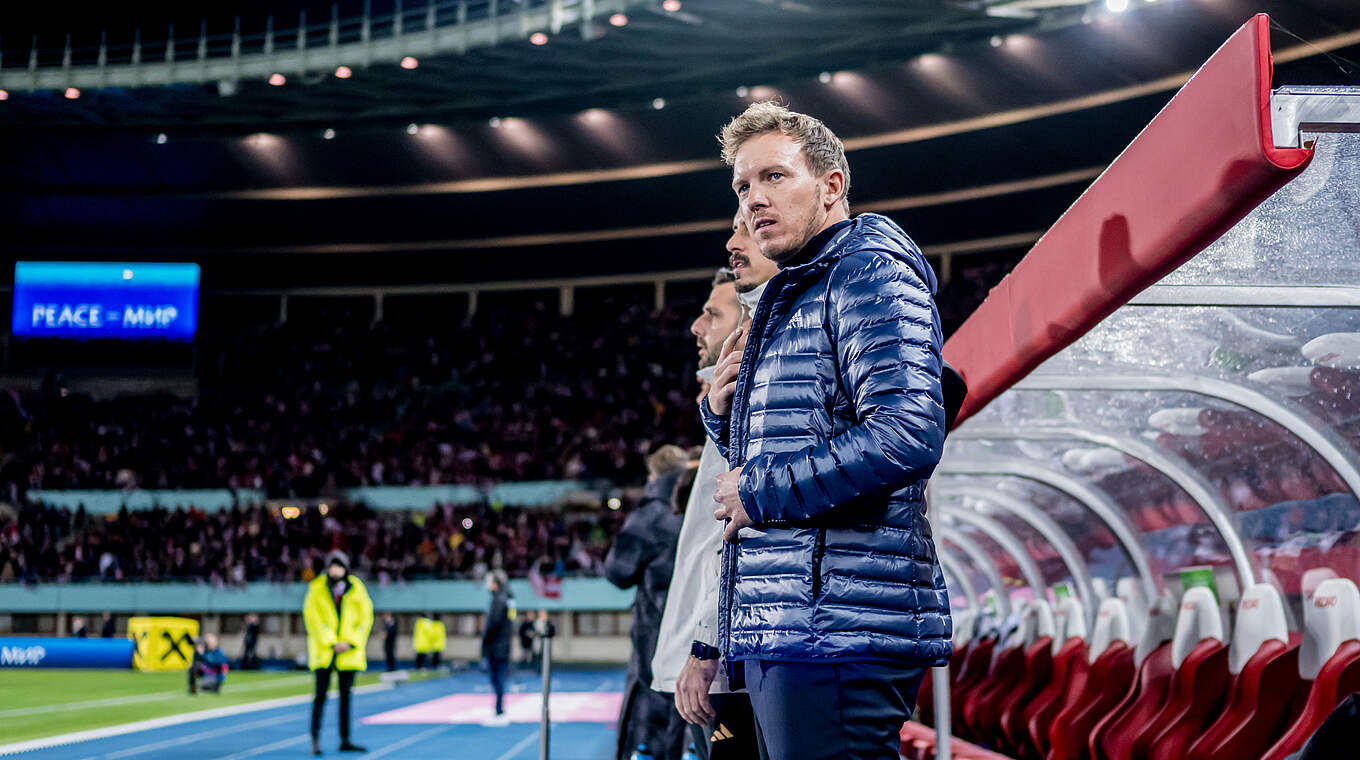 A second consecutive loss: Head coach Julian Nagelsmann can't be pleased © GES