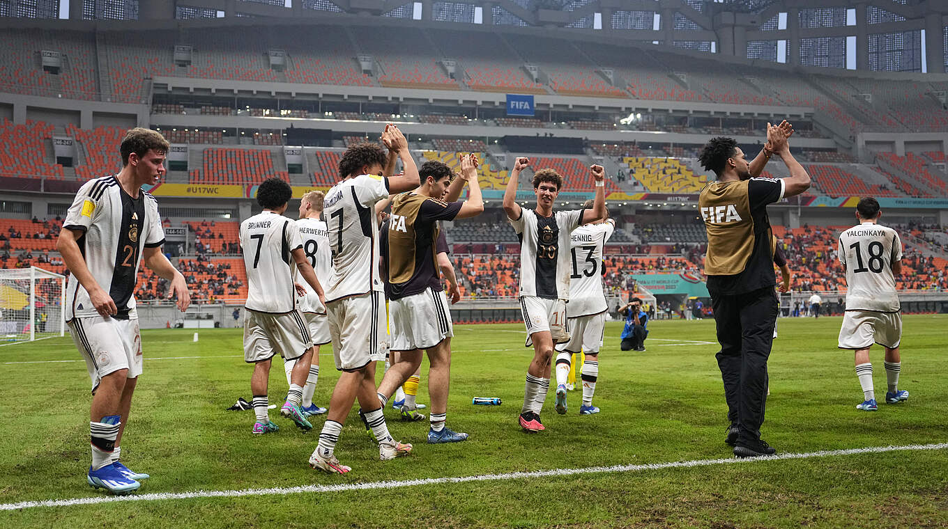 "Die Jungs freuen sich auf das Spiel, sie sind bereit": die U 17 vorm WM-Halbfinale © FIFA/Getty Images