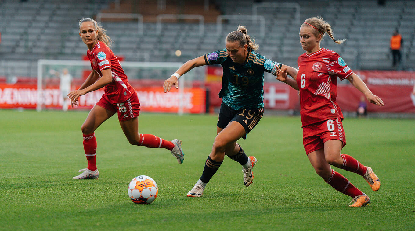 0:2 in Viborg: Das erste Duell gegen Dänemark ging im September verloren © Sofieke van Bilsen/DFB