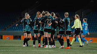 Mit Spielfreude zum Sieg gegen die Däninnen: Ein Erfolg mit zwei Toren Differenz muss her © Sofieke van Bilsen/DFB