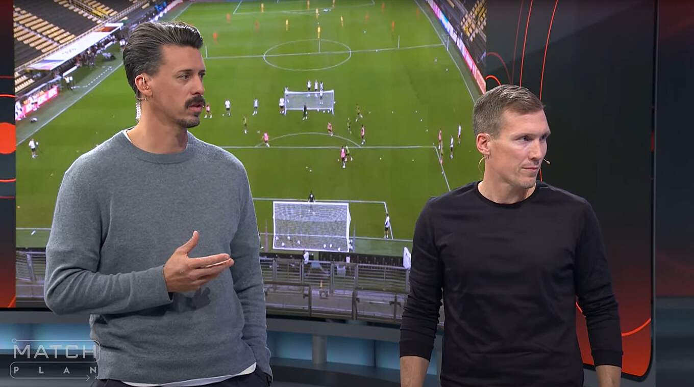 Wie trainiert Deutschland? Sandro Wagner und Hannes Wolf erklären © Screenshot Sky