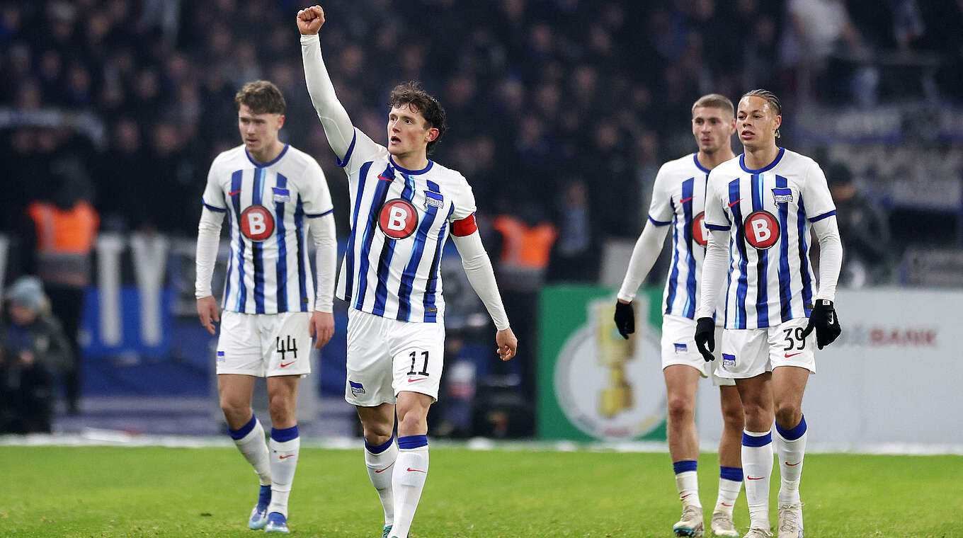 Hertha BSC kept their cool in penalty shoot-out © 2023 Getty Images