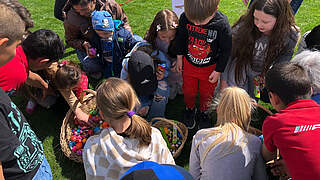 Viel zu entdecken beim Ukrainischer Nachmittag: Die Kinder des FT Jahn Landsberg © DFB-Stiftung Egidius Braun