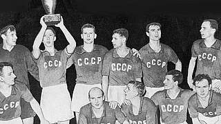 Erster Europameister 1960 im eigenen Land: Die Auswahl der Sowjetunion © imago