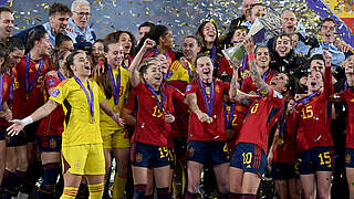 Jubel beim Weltmeister: Spanien siegt im Finale der Women's Nations League © 2024 Getty Images