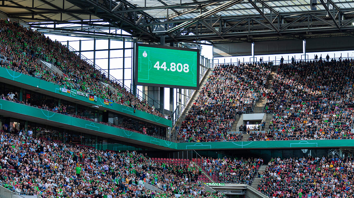 Vergangenes Jahr sahen 44.808 Zuschauer das Final-Spektakel © Yuliia Perekopaiko/DFB
