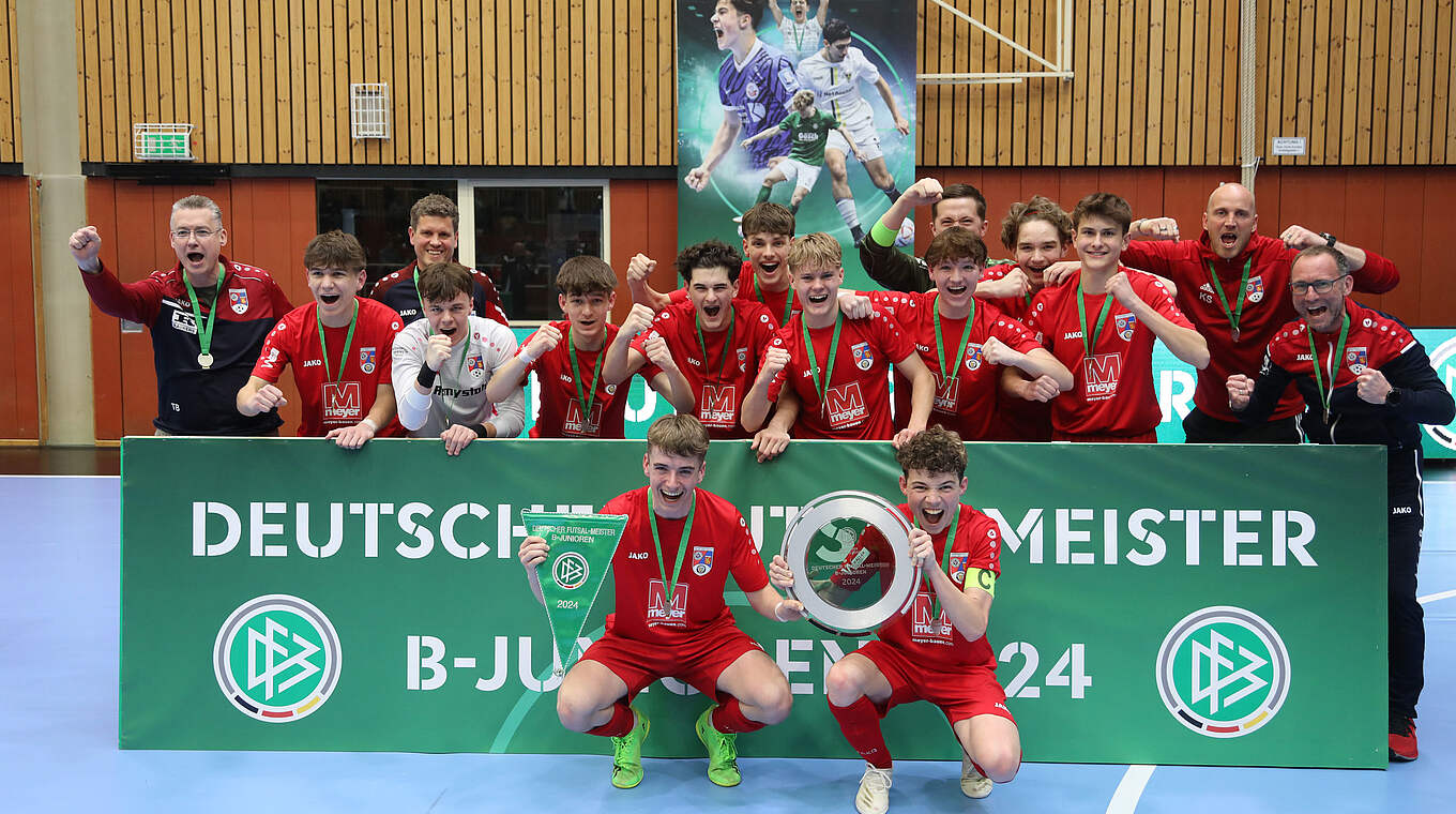 Deutscher B-Junioren-Meister im Futsal: die JFG Neitersen © Getty Images
