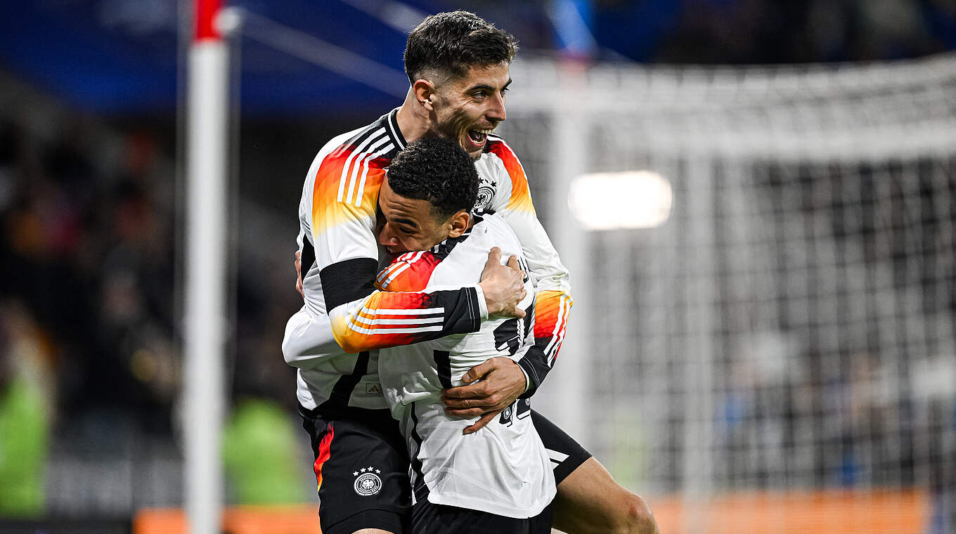 Kai Havertz und Jamal Musiala © GES Sportfoto