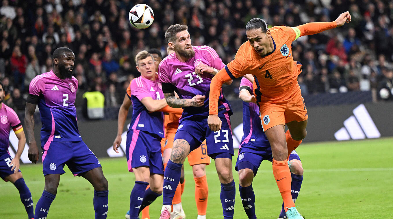 V.l.: Antonio Rüdiger, Toni Kroos, Robert Andrich und Virgil Van Dijk © Getty Images