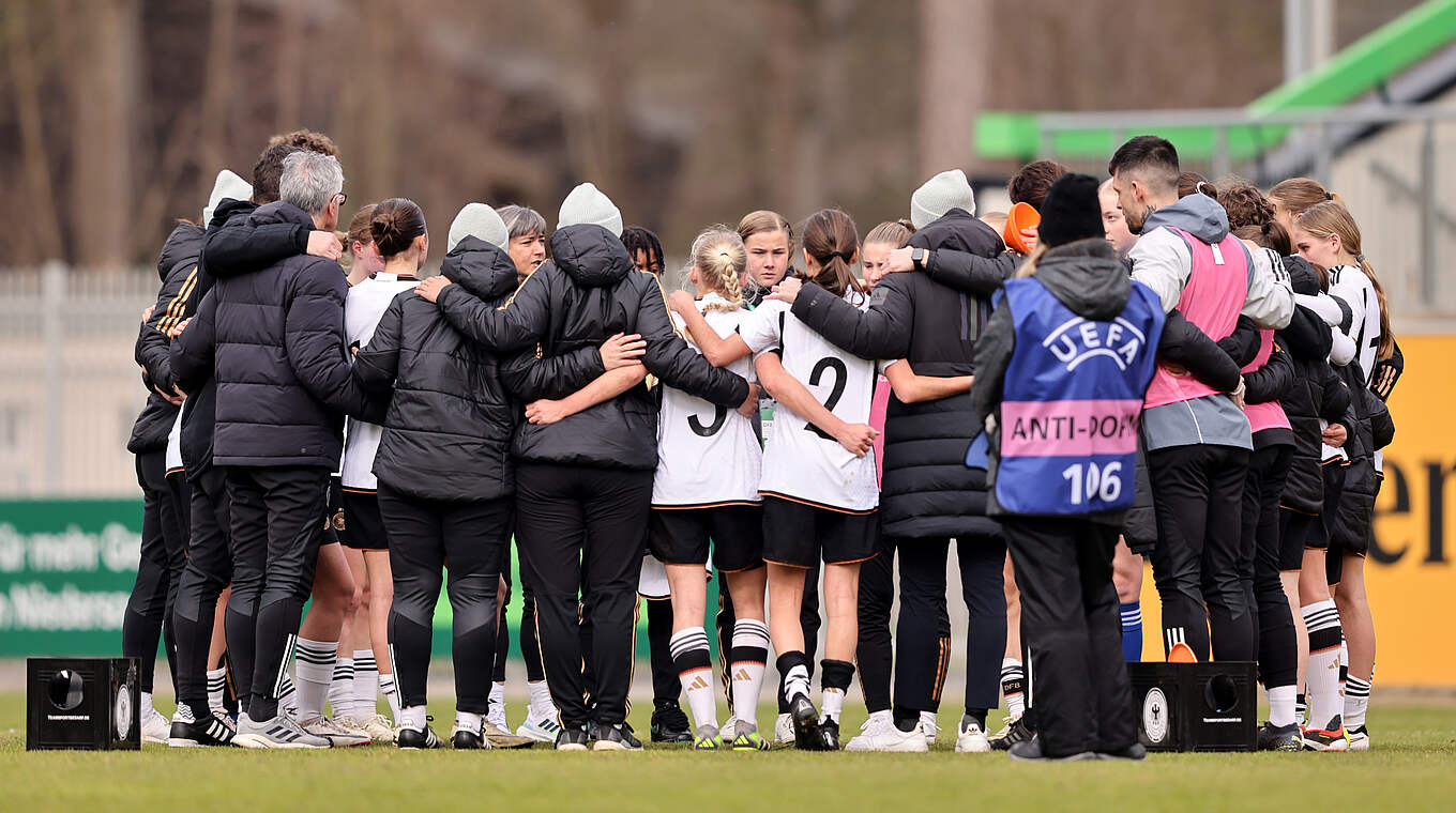 Noch alles in der eigenen Hand: die deutschen U 17-Juniorinnen © Getty Images