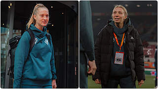 Janina Minge (l.) has replaced Elisa Senß in the Germany squad for the upcoming internationals. © 