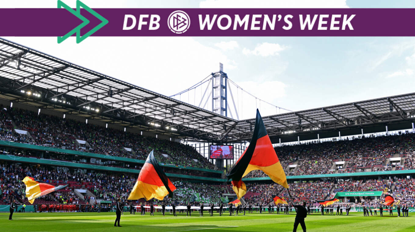 Austragungsort des DFB-Pokalfinals der Frauen: Das Rhein-Energie-Stadion in Köln © 