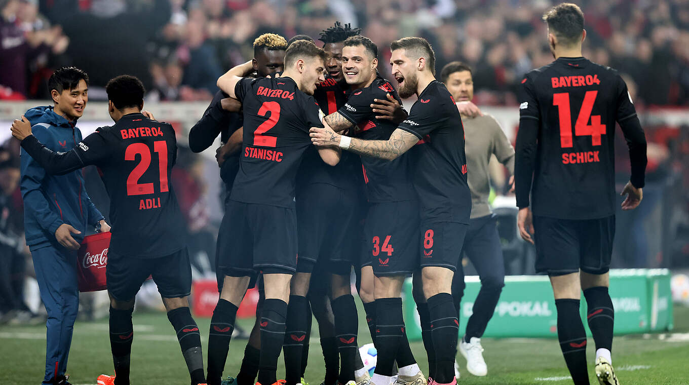 4:0 gegen Fortuna Düsseldorf: Bayer Leverkusen steht im DFB-Pokalfinale © Getty Images